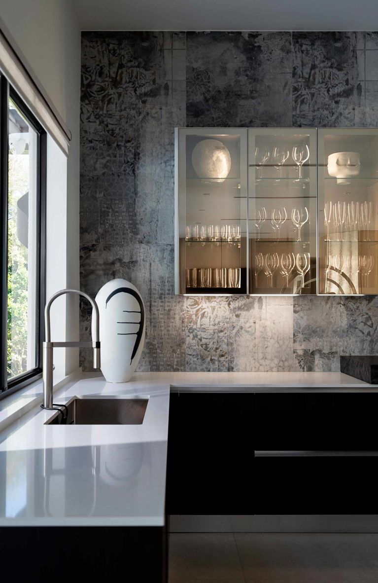 Gray theme modern kitchen, kitche design, kitchen decor